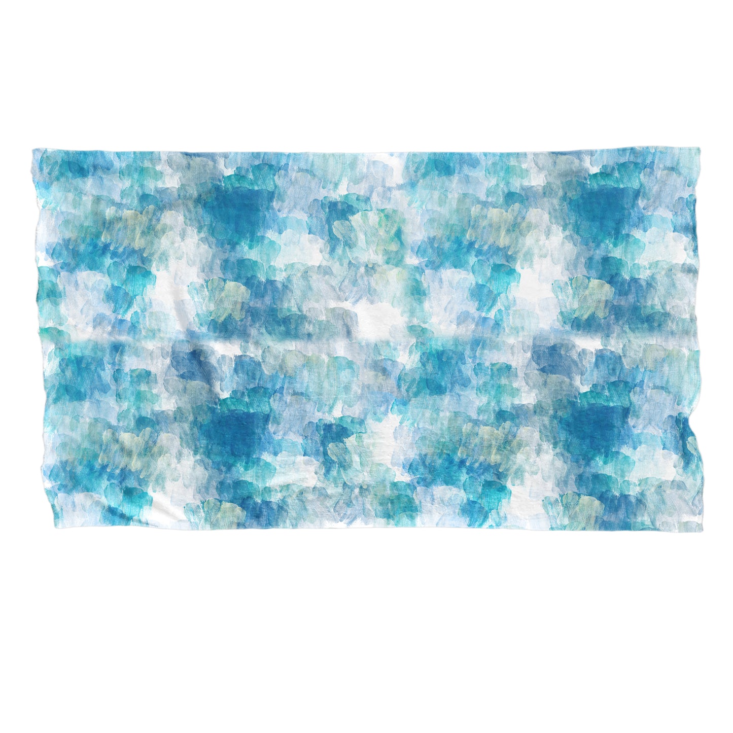 Turquoise and Mint Light Bed Throw