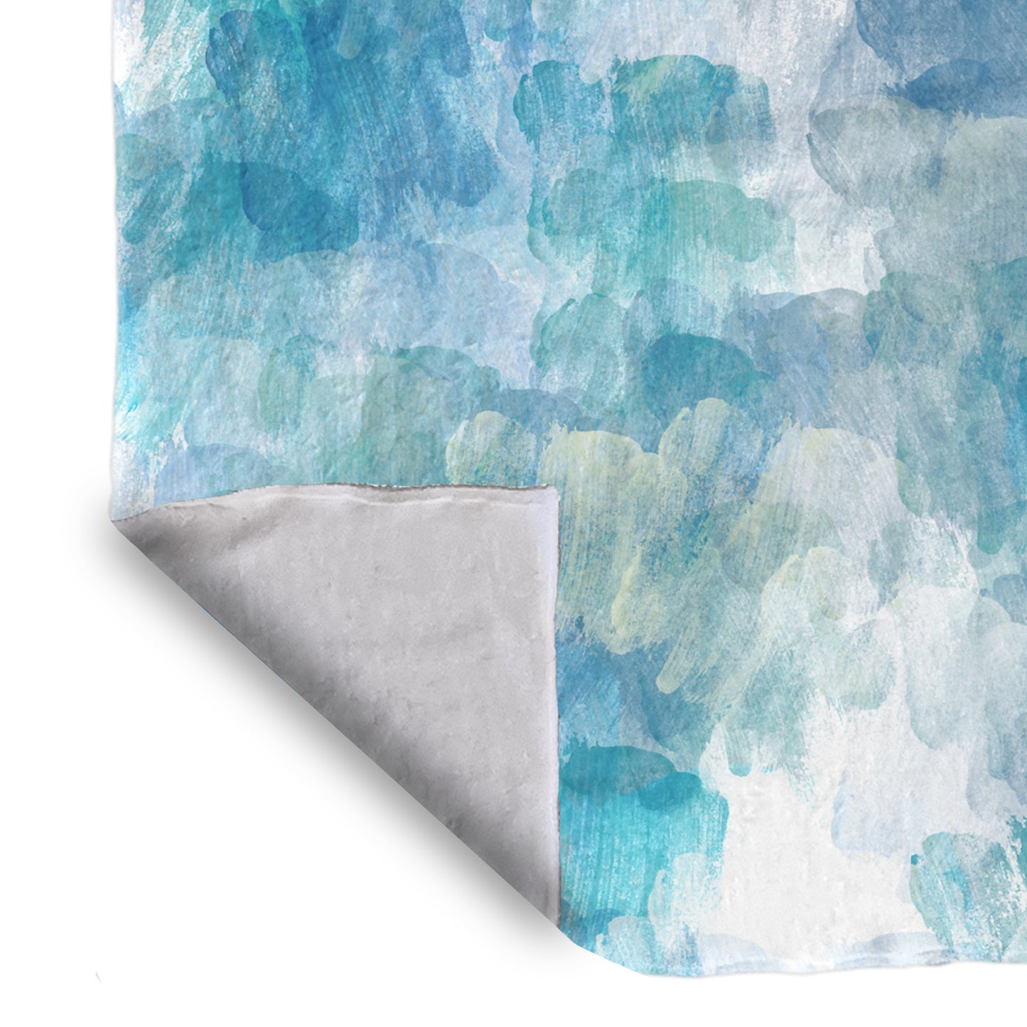 Turquoise and Mint Light Bed Throw