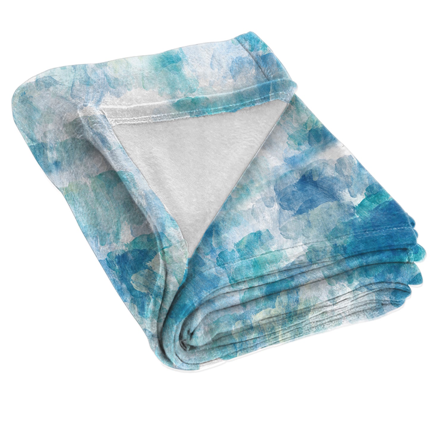 Turquoise and Mint Light Bed Throw