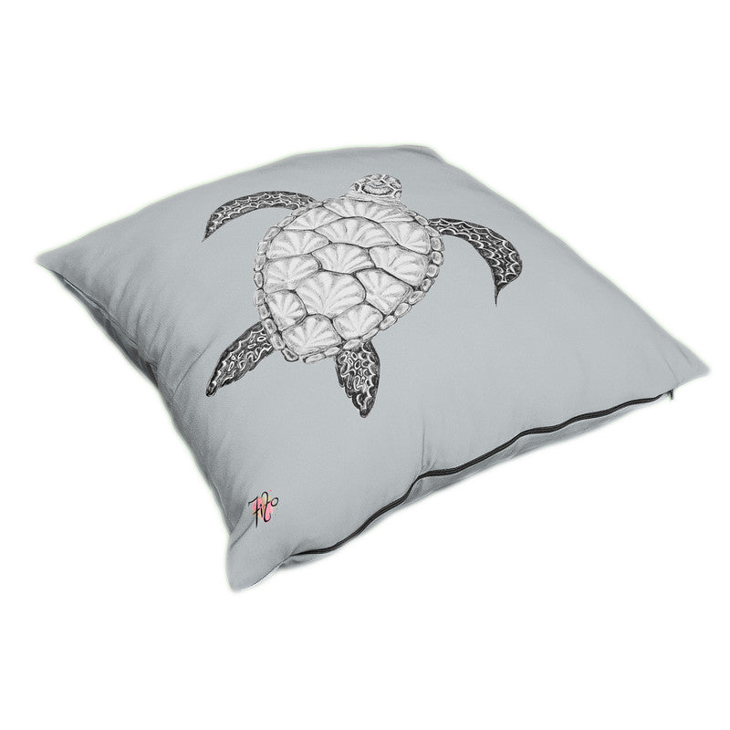 Turtle View Right on Grey Luxury Scatter by Fifo