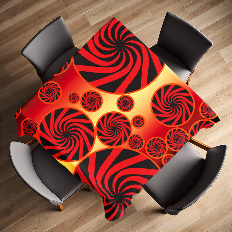 Twirls Square Tablecloth