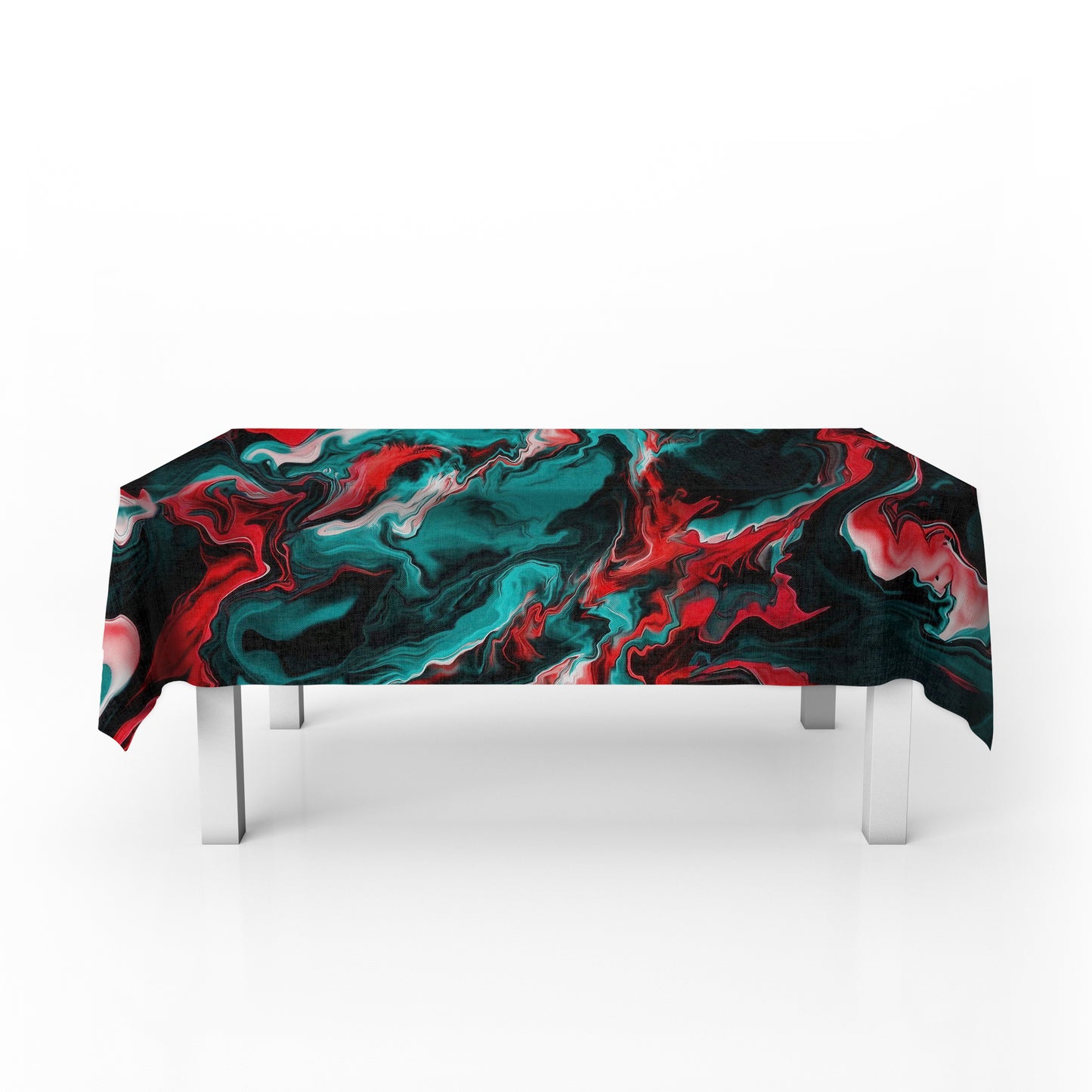 Two Tone Aurora Drift Rectangle Tablecloth