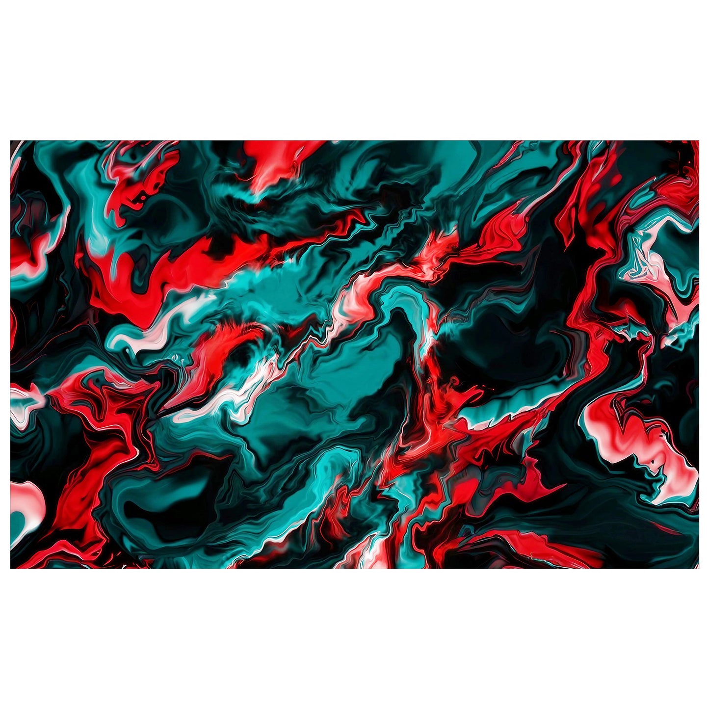 Two Tone Aurora Drift Rectangle Tablecloth