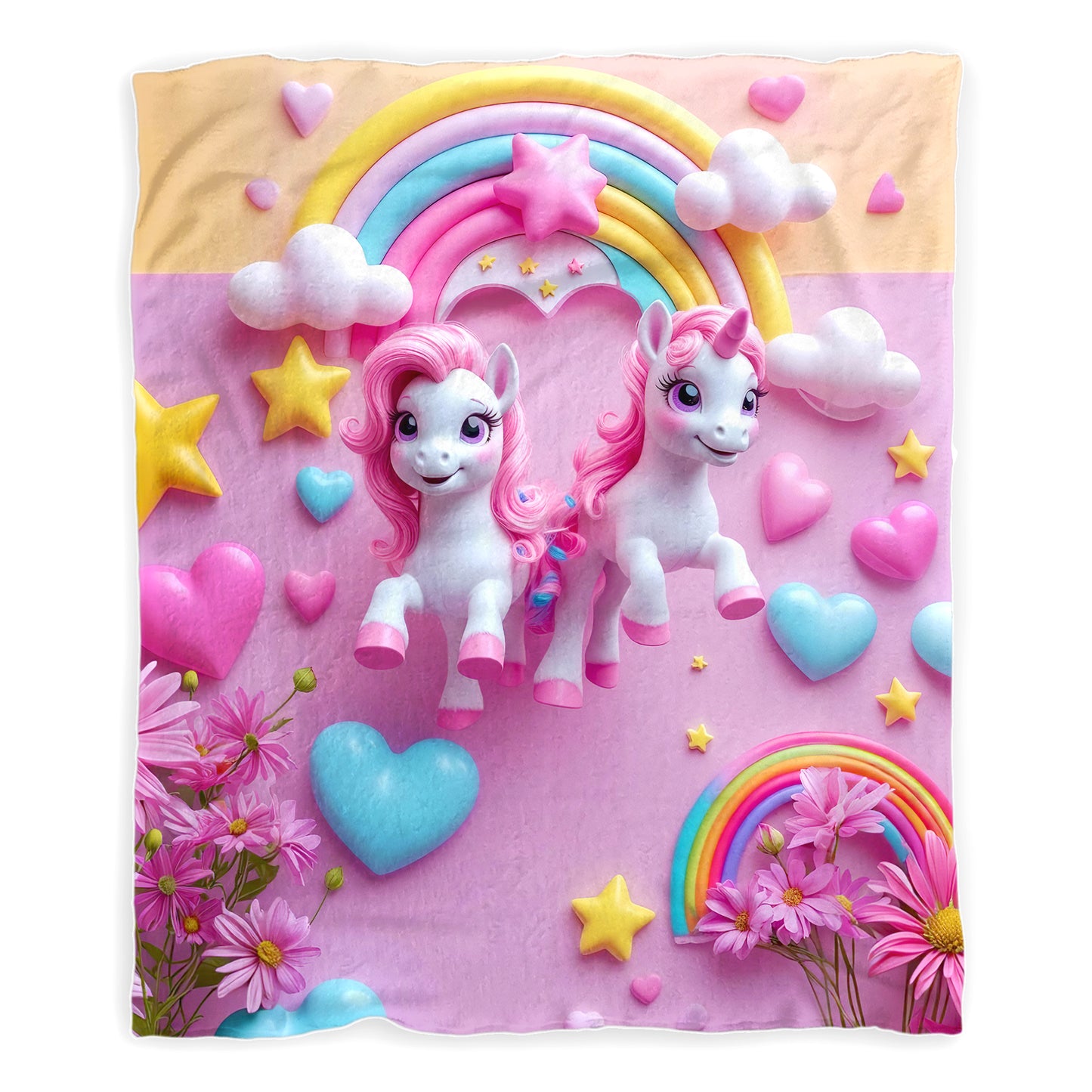Unicorn Dreams Minky Blanket