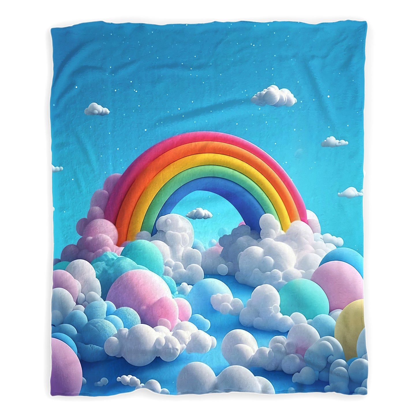 Up In The Clouds Minky Blanket