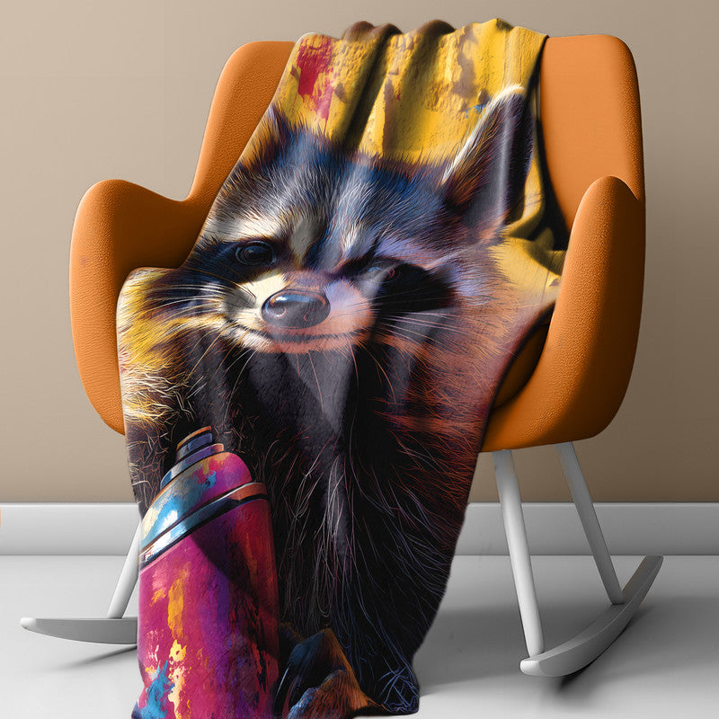 Urban Mischief Light Weight Fleece Blanket by Wikus Schalkwyk