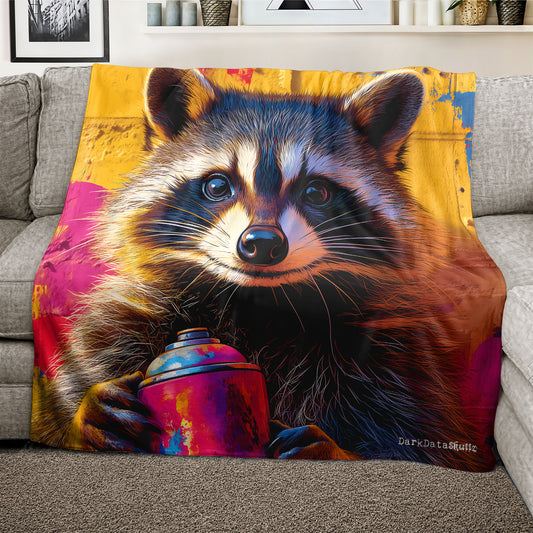 Urban Mischief Light Weight Fleece Blanket by Wikus Schalkwyk