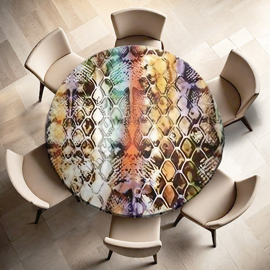 Veil of Perception Round Tablecloth