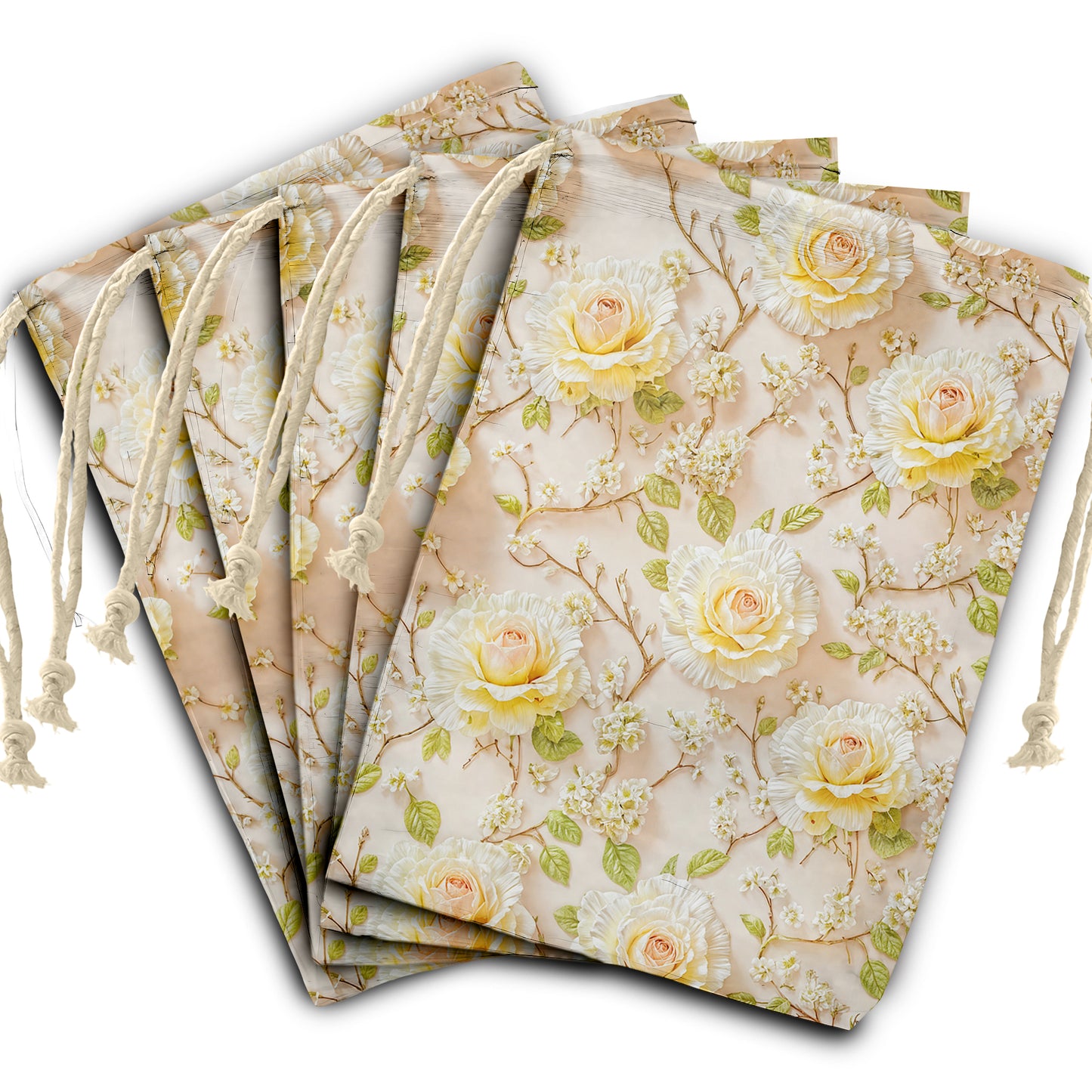 Veil of White Rose Gift Bag (Set of 3)