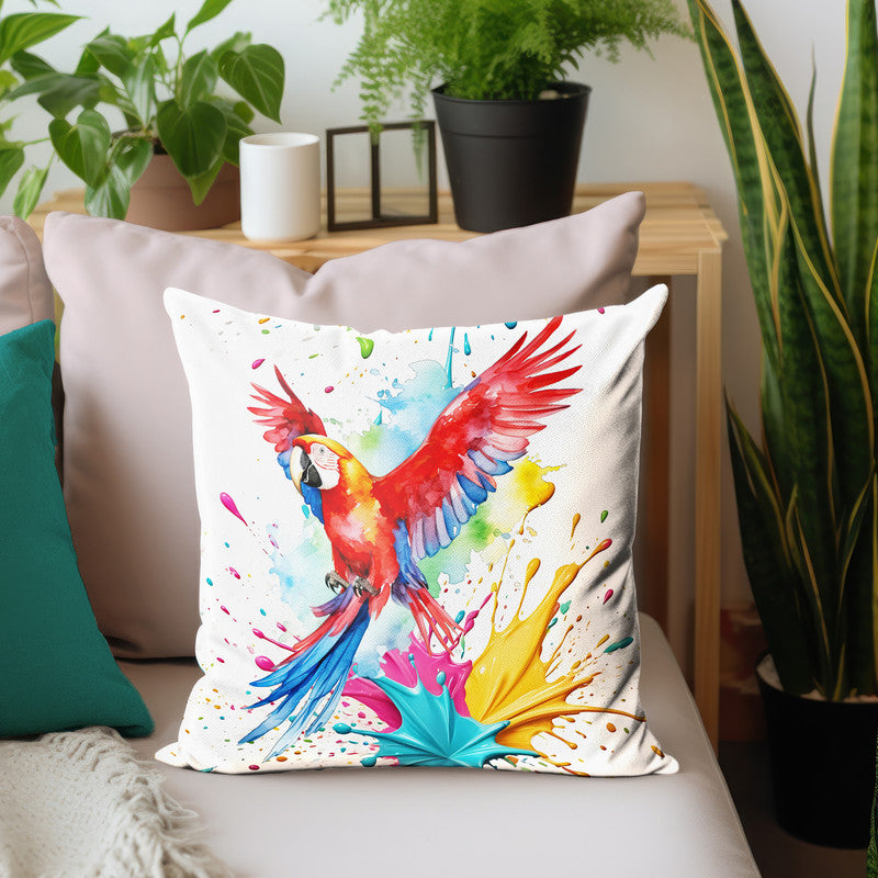 Vibrant Coloured Parrot Luxury Scatter