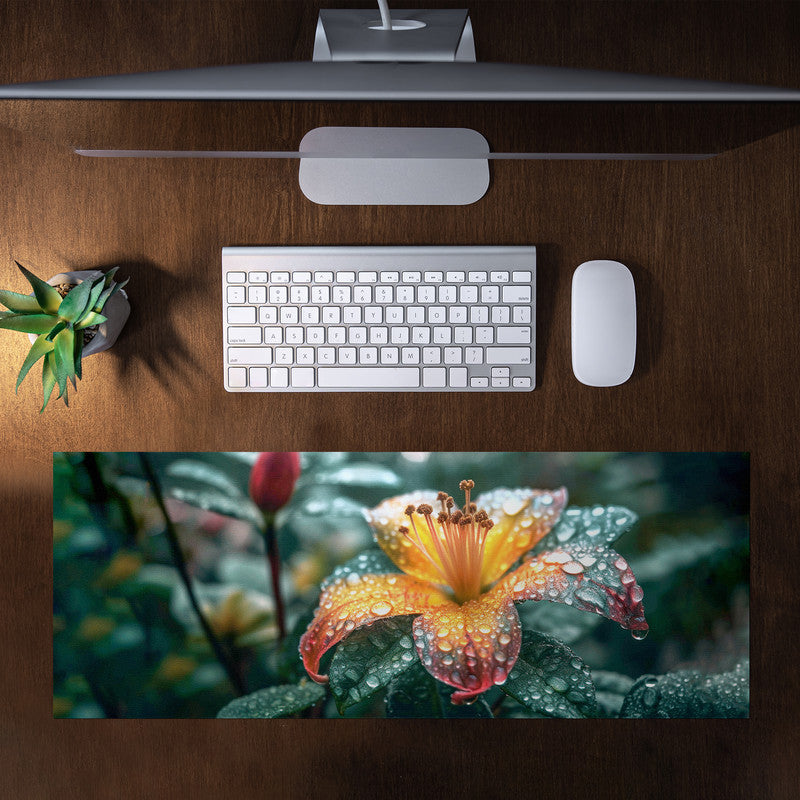 Vibrant Tulip Desk Pad