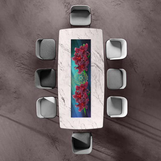 Vibrant Crimson 160cm Table Runner