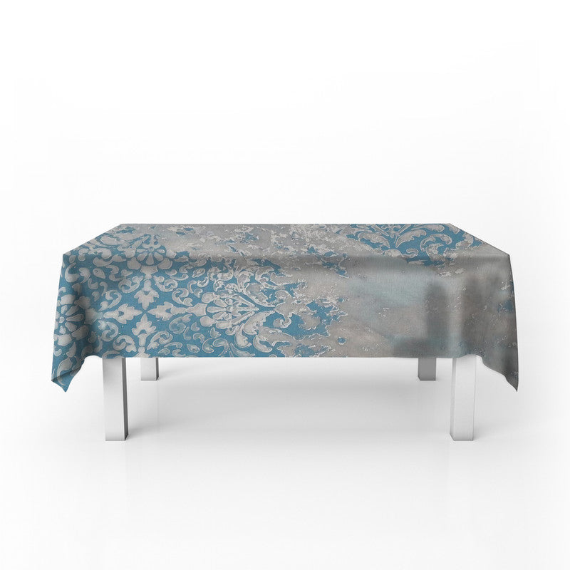 Victorian Blue Rectangle Tablecloth