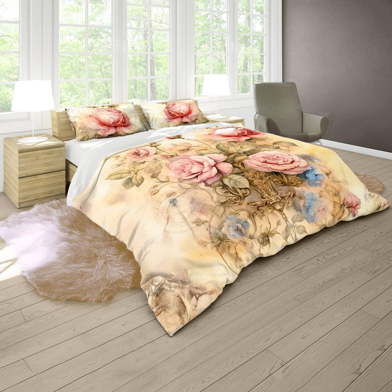 Victorian Rosy Reverie Duvet Cover Set