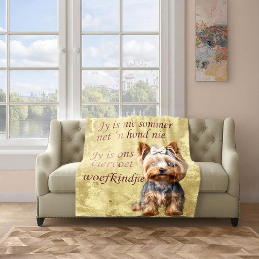 Viervoet Woefkindjie Light Weight Fleece Blanket