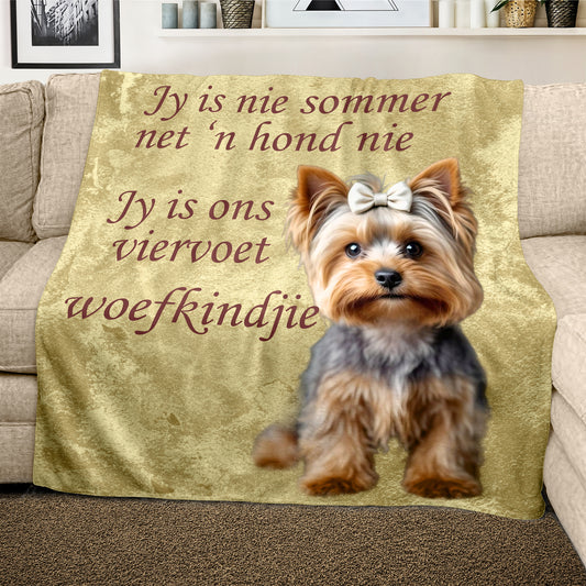 Viervoet Woefkindjie Light Weight Fleece Blanket