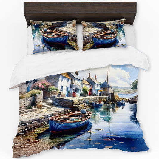 Village by the Sea Duvet Cover Set