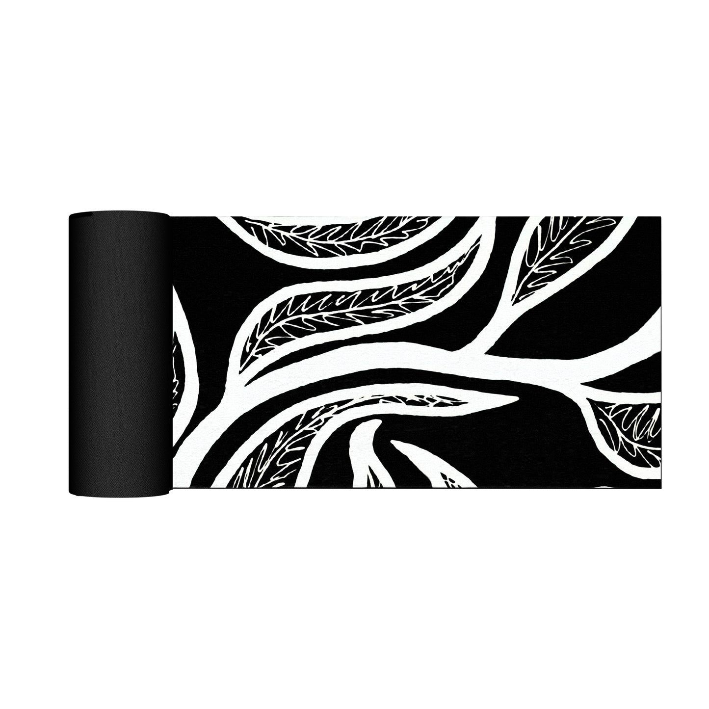 Vines on Black Large Desk Pad by Fifo