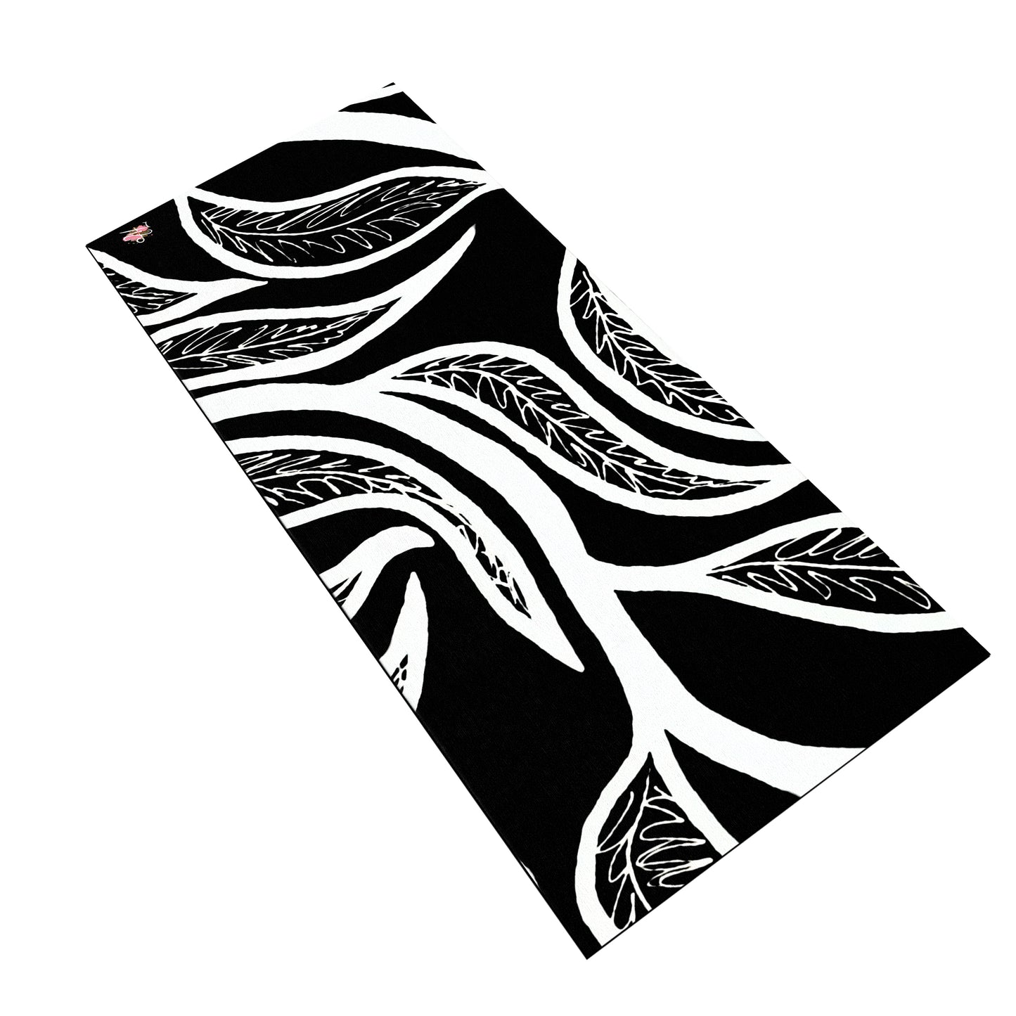 Vines on Black Large Desk Pad by Fifo