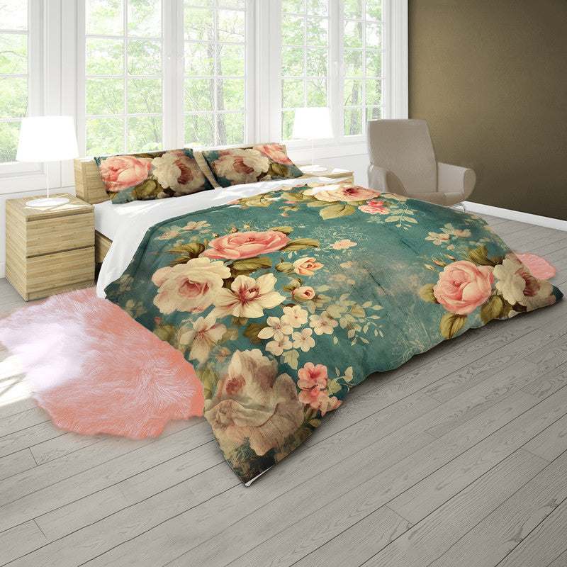 Vintage Bloom Antiquity Duvet Cover Set