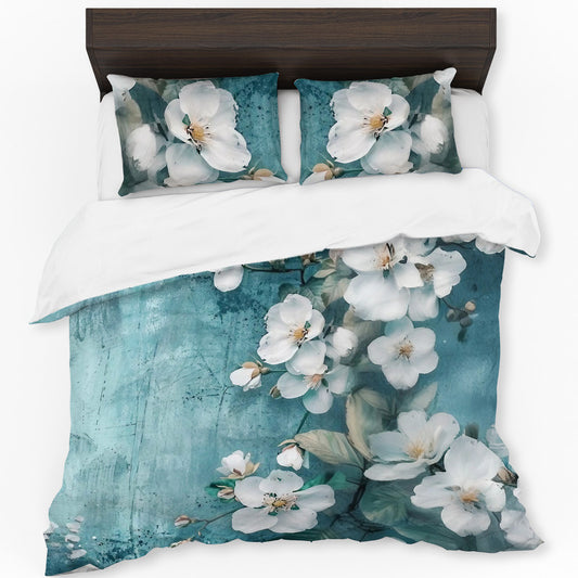 Vintage Camellias Duvet Cover Set