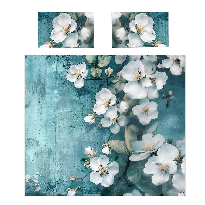 Vintage Camellias Duvet Cover Set