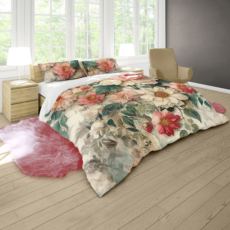 Vintage Fresco Garden Duvet Cover Set