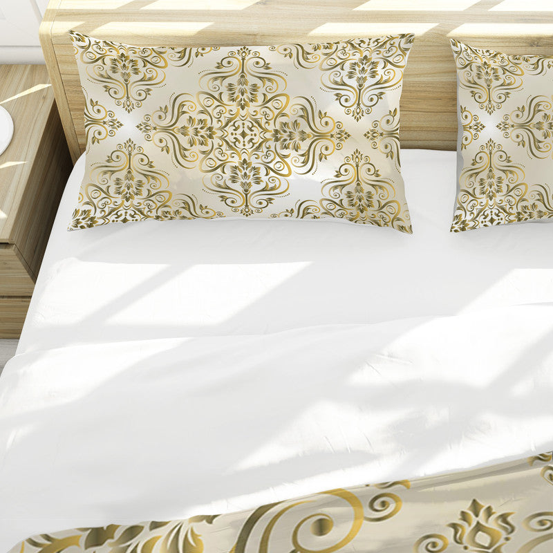 Vintage Gold Duvet Cover Set