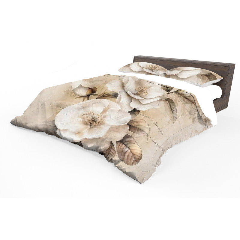 Vintage Petal Veil Duvet Cover Set