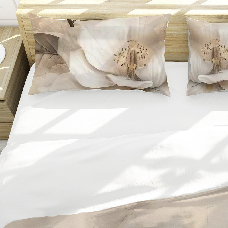 Vintage Petal Veil Duvet Cover Set