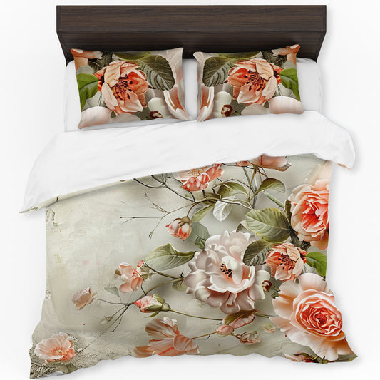 Vintage Rosemary Reverie Duvet Cover Set