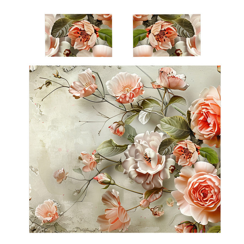 Vintage Rosemary Reverie Duvet Cover Set