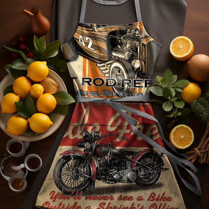 Vintage Sign Medium Length Apron