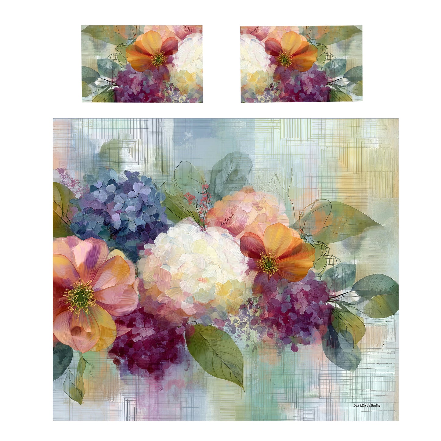 Vintage Bloom Duvet Cover Set by Wikus Schalkwyk