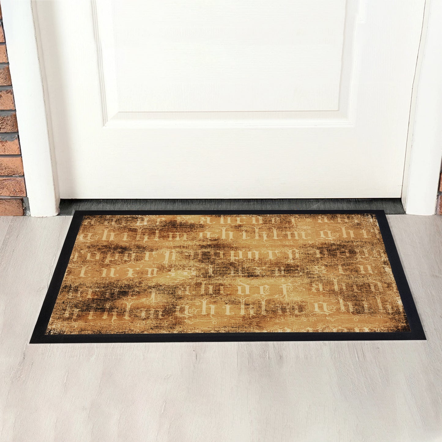 Vintage Words Door Mat