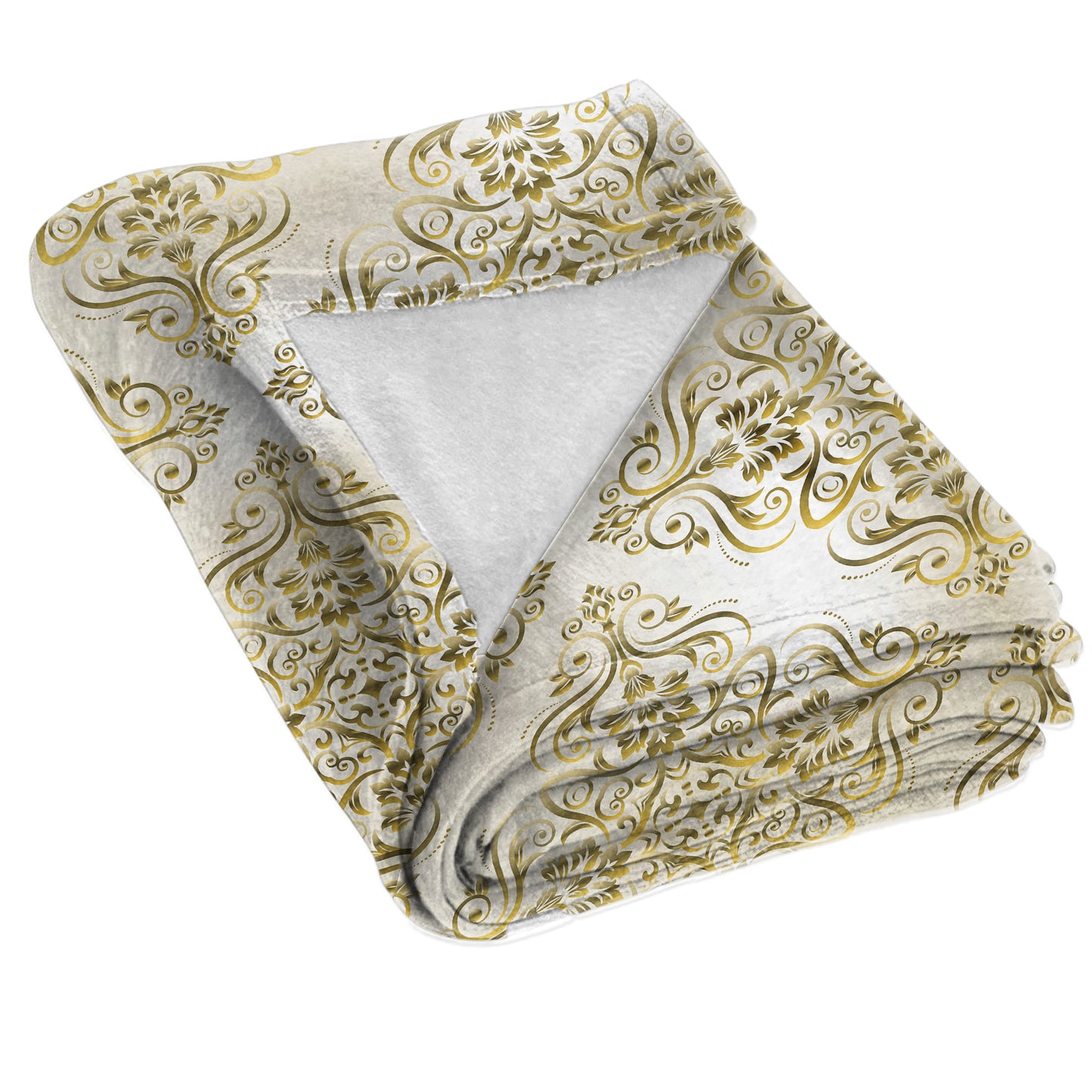 Vintage Gold Light Bed Throw