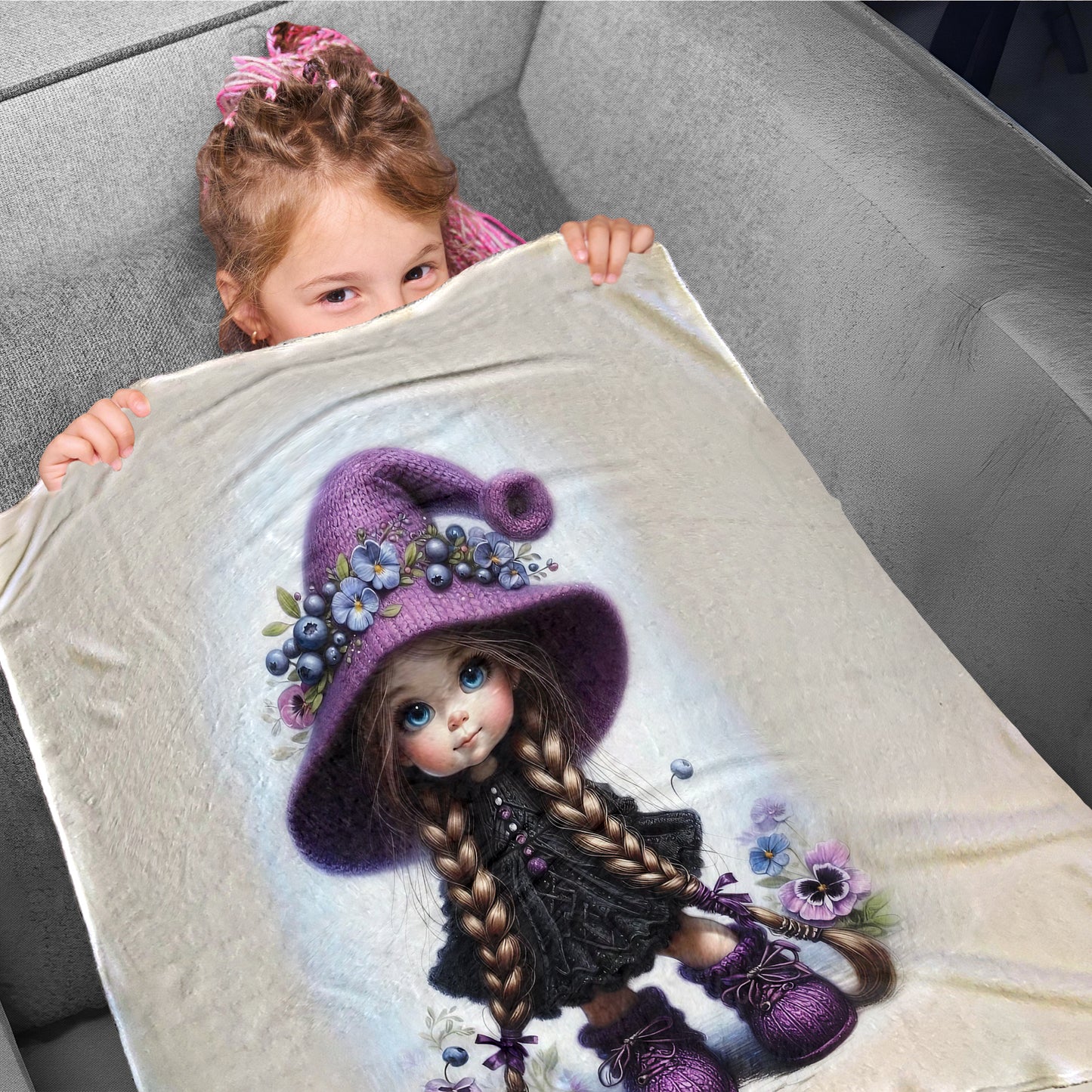 Violetta Toddler Fleece Blanket