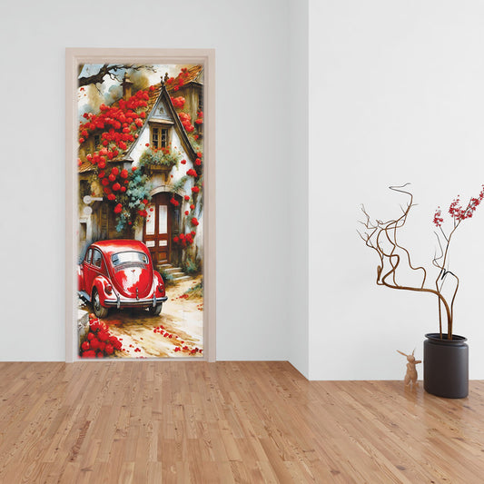 Visitors Door Decoupage
