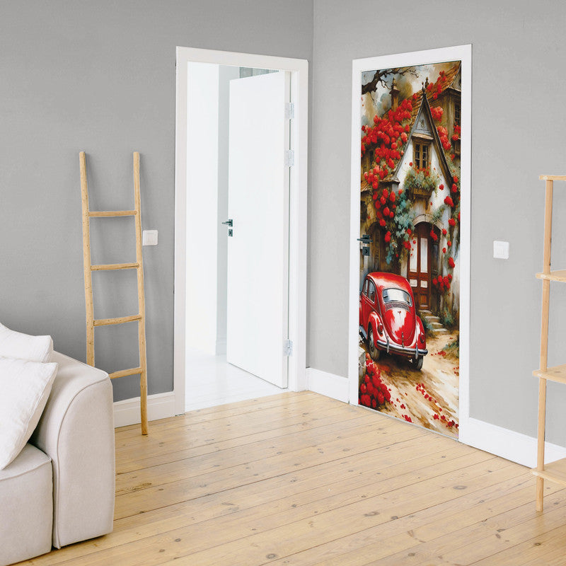 Visitors Door Decoupage
