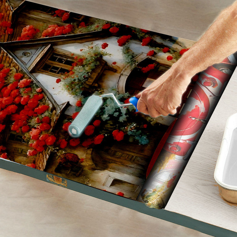 Visitors Door Decoupage