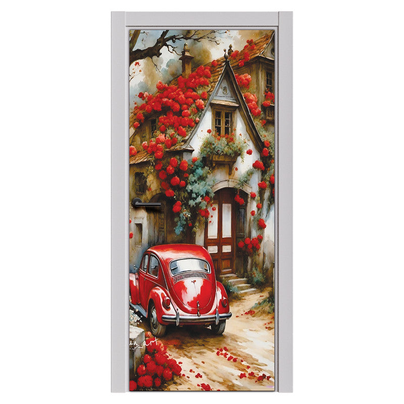 Visitors Door Decoupage
