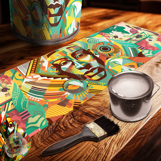 Viva Africa Reflect Decoupage Drum Cover