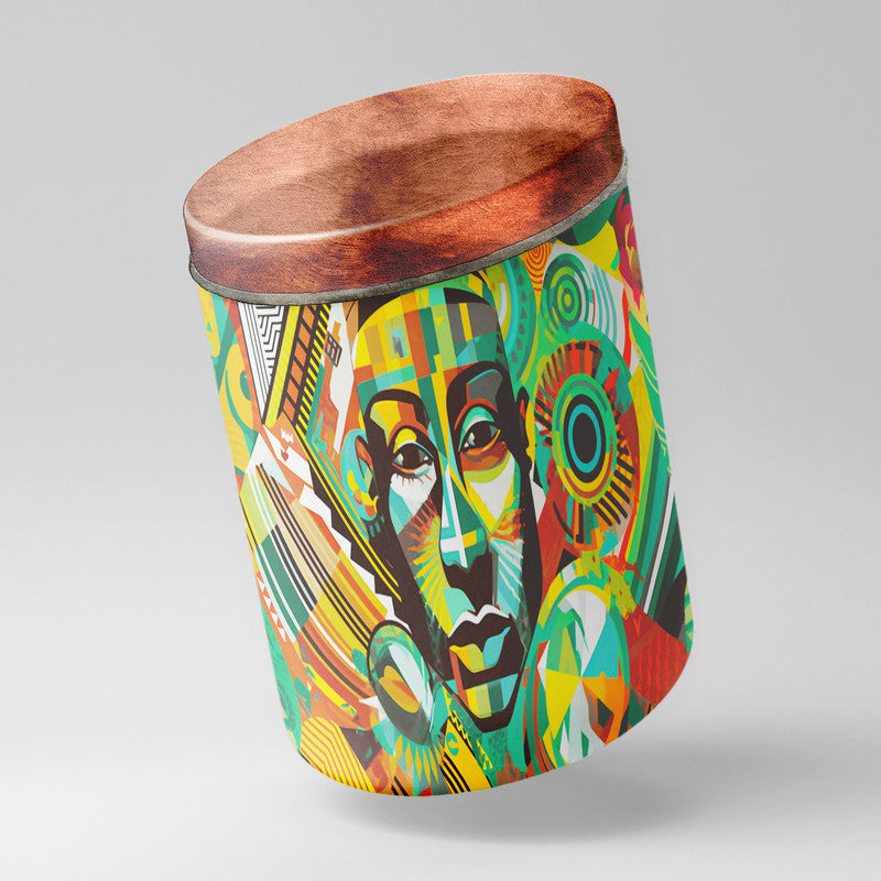 Viva Africa Reflect Decoupage Drum Cover