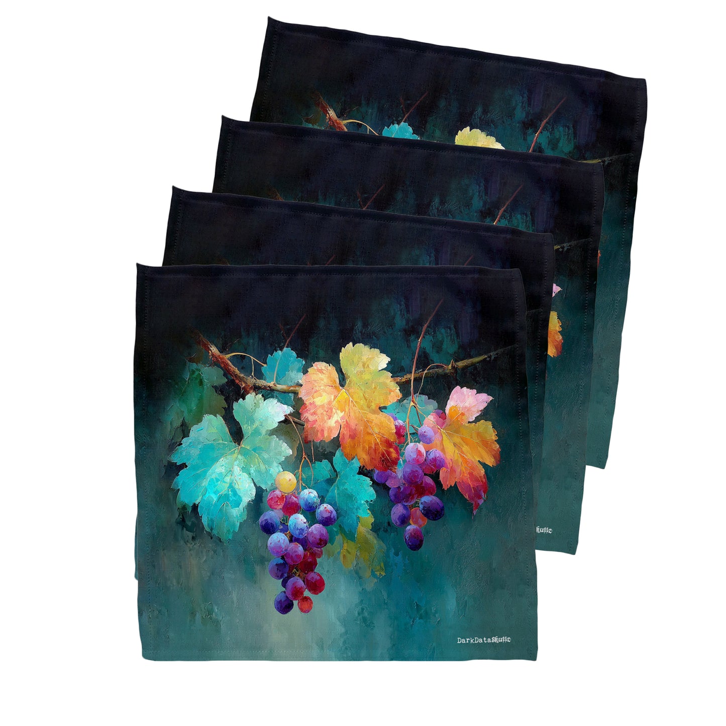 Vivid Vine Napkins by Wikus Schalkwyk