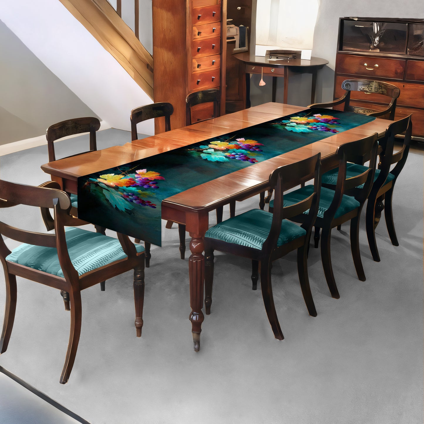 Vivid Vine Table Runner by Wikus Schalkwyk