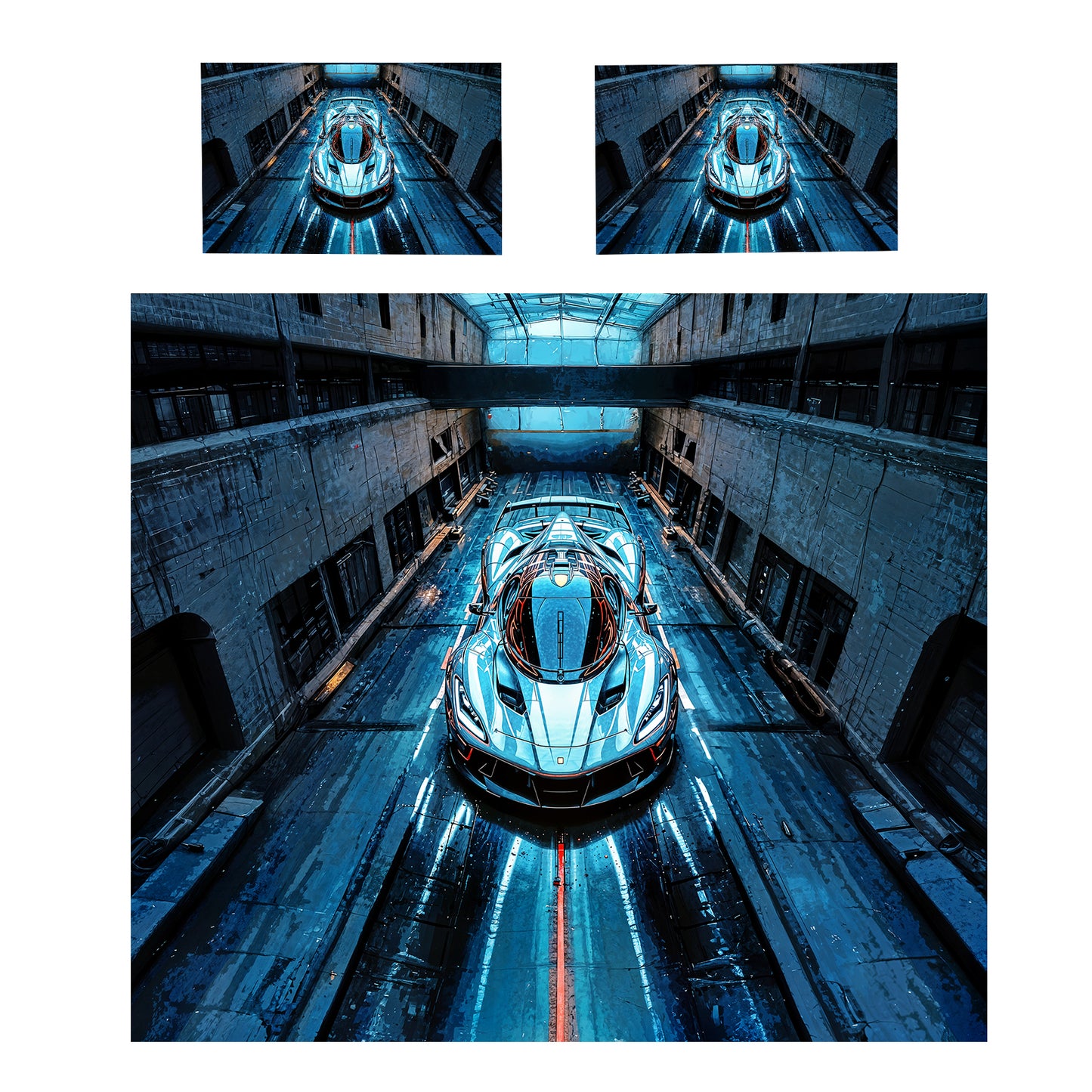 Vortex Drive Car Duvet Cover Set