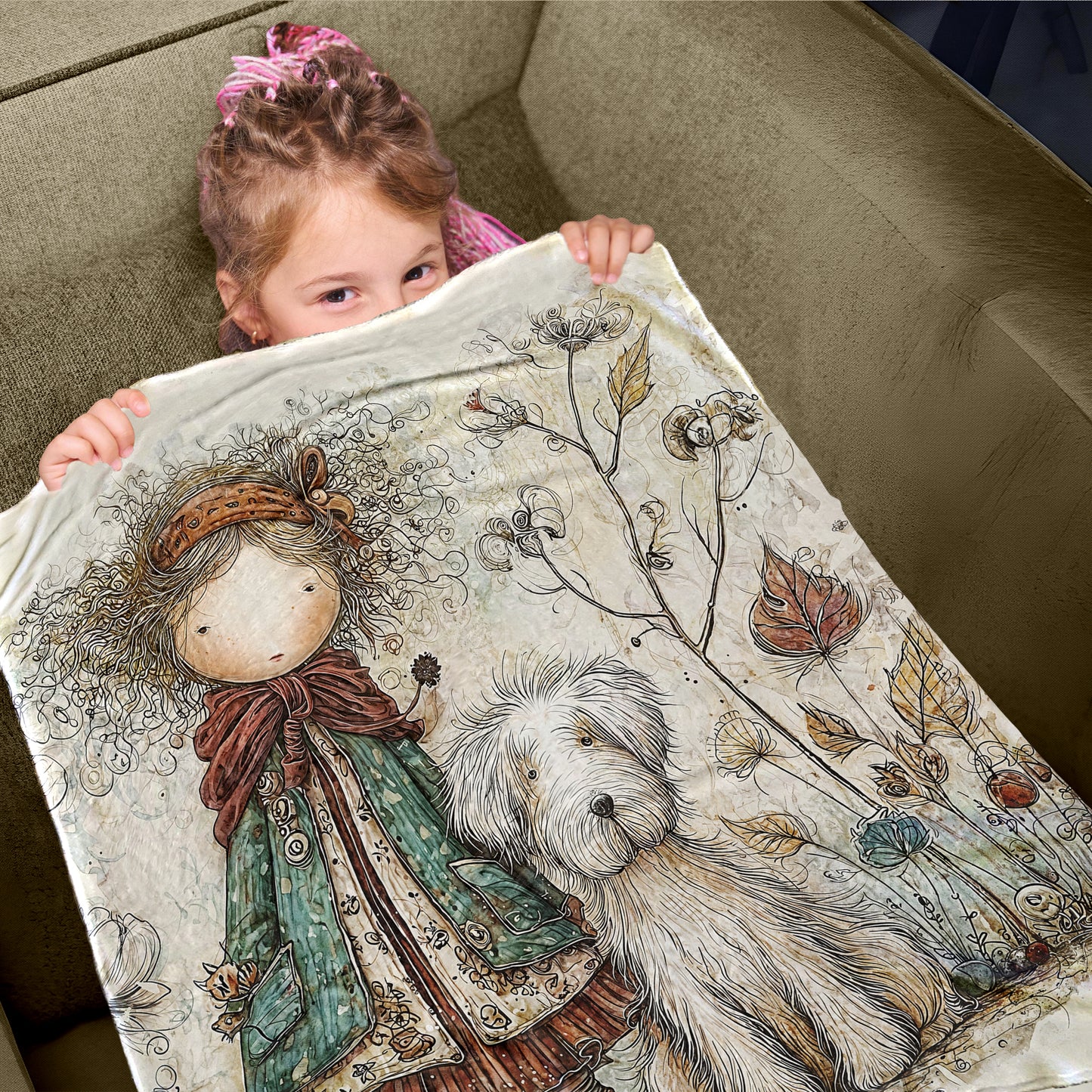 Walking Walter Toddler Fleece Blanket