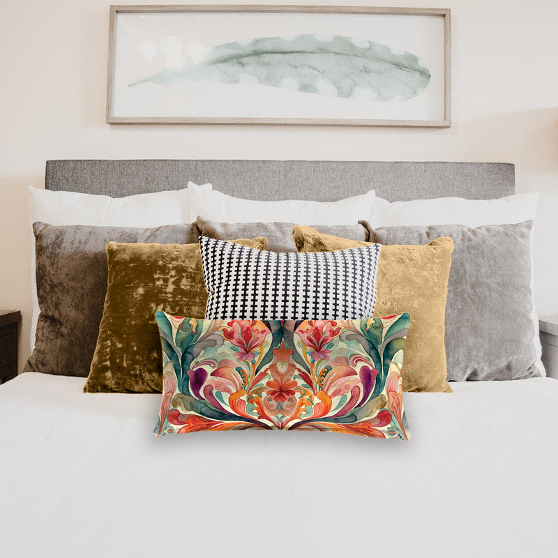 Warm Colours Oblong Luxury Scatter