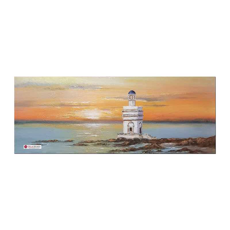 Watch Tower Sunset Desk Pad by Stella Bruwer