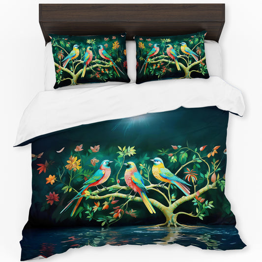 Watchful Wings Duvet Cover Set
